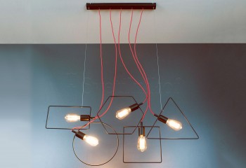 Подвесная люстра GEOMETRY BK Imperium Light 935100.05.16