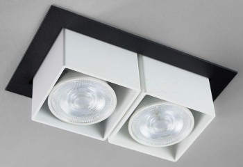 Точечный светильник R2D2 2 BK/WH Imperium Light 304213.05.01