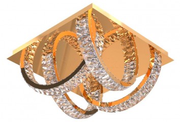 Стельова люстра TULA LED DIM ZumaLine MX3274-4-3GT