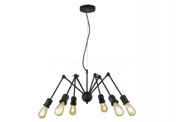 Подвесная люстра Mantis 6 Searchlight 4756BK