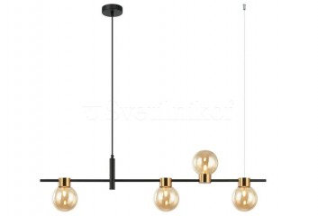 Подвесная люстра BLETTER Italux PND-5225-4-BK-AMB