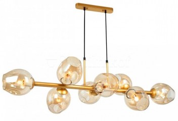 Подвесная люстра BORGO Italux PND-30843-8 GD+AMB