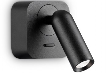 Спот настінний BEAN LED SQ BK Ideal Lux 260655