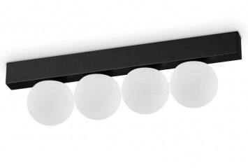 Стельова люстра PING PONG LED 4 BK Ideal Lux 313283