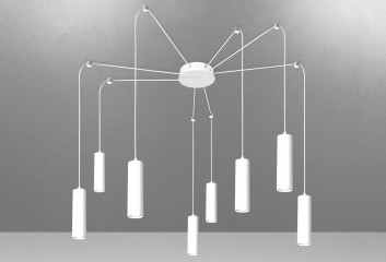 Підвісна люстра ACCENT 8 WH Imperium Light 47820.01.01