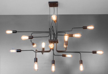 Подвесная люстра HYDRA BK Imperium Light 831565.05.05