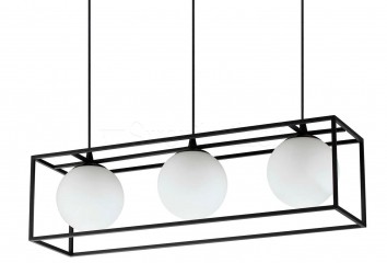 Підвісна люстра LINGOTTO 3 BK Ideal Lux 304144