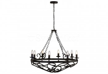 Підвісна люстра CARTWHEEL III Searchlight 8908-8BK