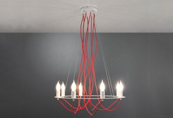 Подвесная люстра Calypso WH/R Imperium Light 46860.01.16