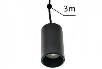 Подвесной светильник ZIKO GU10 3m BK Azzardo AZ3411