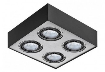 Точечный светильник PAULO 4 LED Azzardo GM4400-7W-BK/ALU