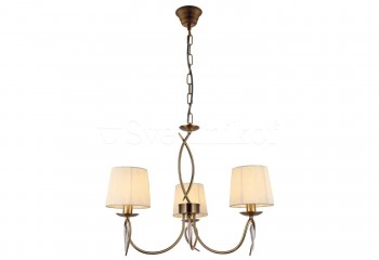 Подвесная люстра JULIET 3 Viokef 4210700