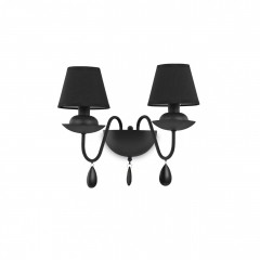 Светильник настенный BLANCHE AP2 NERO Ideal Lux 111889