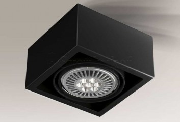 Точечный светильник UTO 1 18cm GU10 BK Shilo 1142