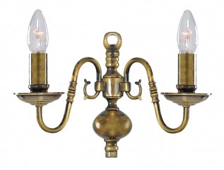 Настенный светильник Searchlight Flemish 1019-2AB