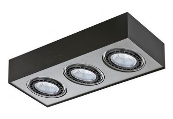 Точечный светильник PAULO 3 LED Azzardo GM4301-16W-BK/ALU