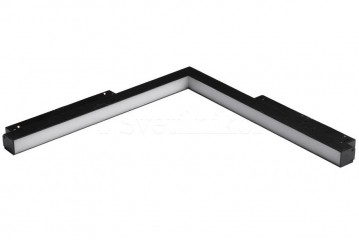 Магнитный трековый светильник ALFA SAGA II CORNER B 25W 3000K BK Azzardo AZ5498