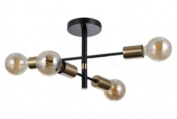 Потолочная люстра PIANSI Italux PND-4025-4-BL-HBR