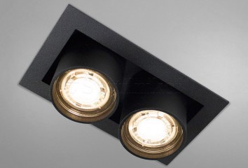 Точечный светильник GOGGLES 2 BK Imperium Light 27324.05.05