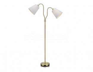 Торшер MARKSLOJD MODENA Brass/White 105274