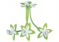 Дитячий стельовий світильник Nowodvorski FLOWERS  green III 6898