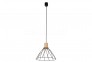 Підвісний світильник MODESTO 29 BK/WOOD TK-Lighting 10156