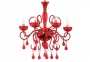 Подвесная люстра LILLY SP5 ROSSO Ideal Lux 073453