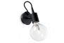 Настенный светильник EDISON AP1 NERO Ideal Lux 148908